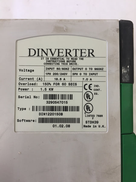 Control Techniques Dinverter DIN1220150B